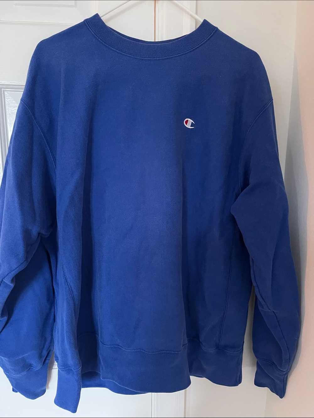 Champion Men's Crewneck Sweatshirt reserve sweatshirt - Blue